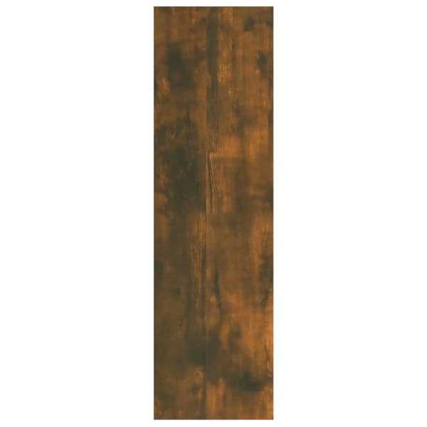 Væghylde 75x16x55 cm konstrueret træ røget egetræsfinish - Væghylde - Væghylder - Home & Living