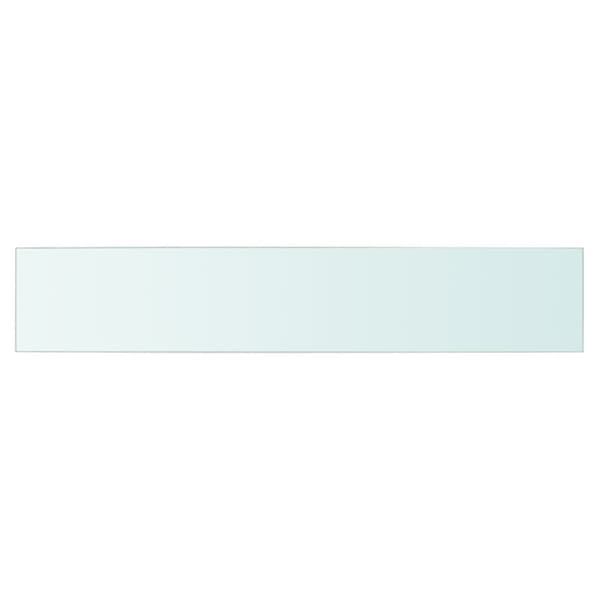 Hyllplan 2 st glas genomskinlig 80x15 cm - Glasplatta - Glasplattor - Home & Living