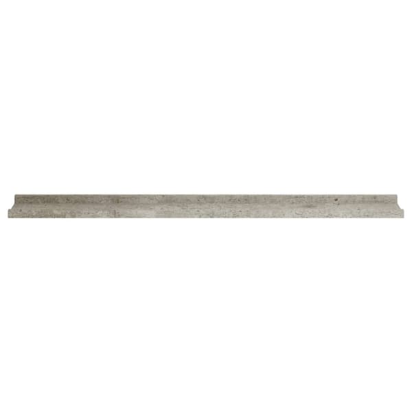 Seinähyllyt 2 kpl betoninharmaa 100x9x3 cm