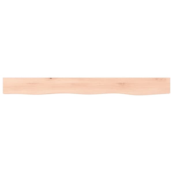 Seinähylly 100x10x6 cm käsittelemätön täysi tammi