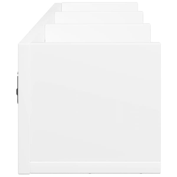 Väggskåp vit 75x18x16,5 cm konstruerat trä