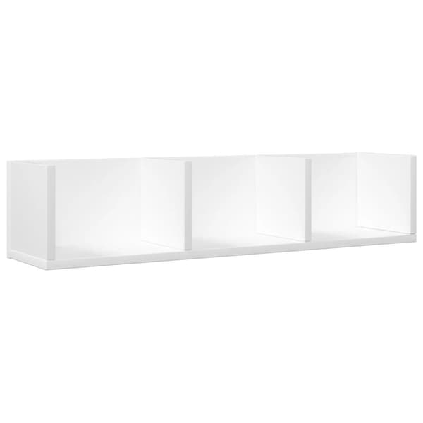 Väggskåp vit 75x18x16,5 cm konstruerat trä
