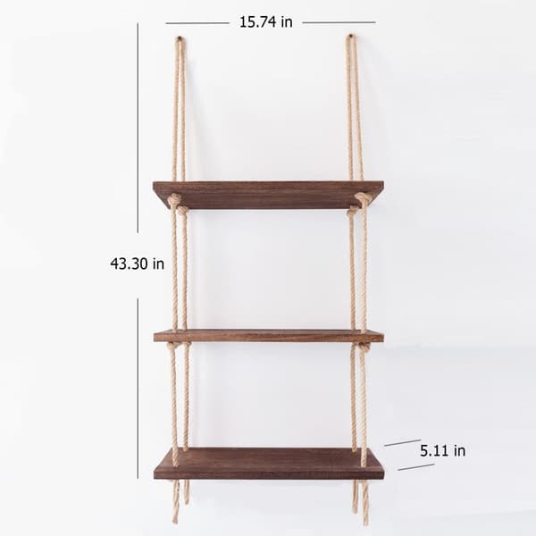 Chic Home Akseli seinähylly 40x14xK110 cm, ruskea
