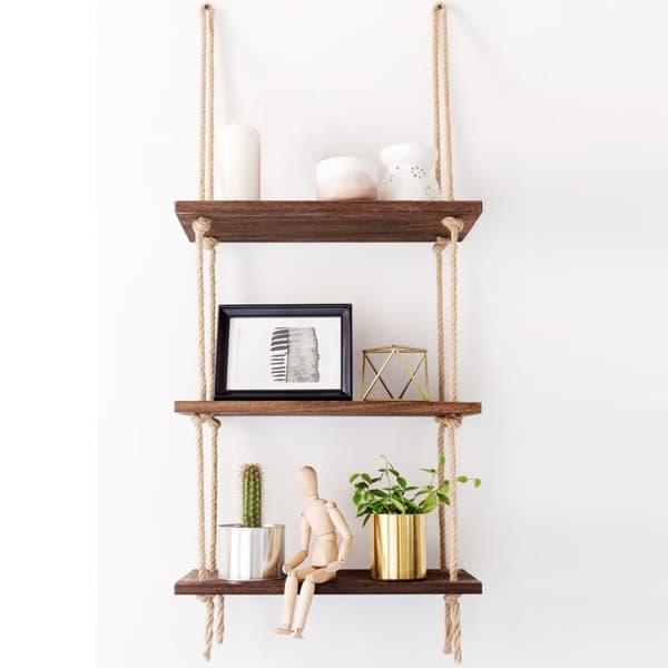 Chic Home Akseli seinähylly 40x14xK110 cm, ruskea