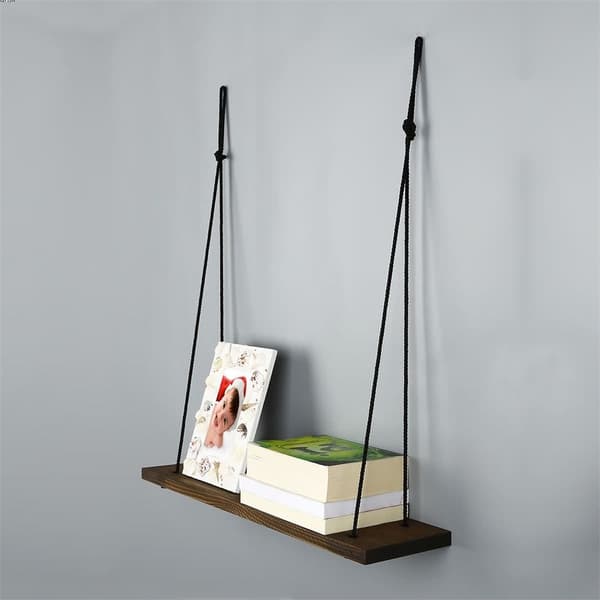 Chic Home Aku seinähylly 60x13xK65 cm, ruskea