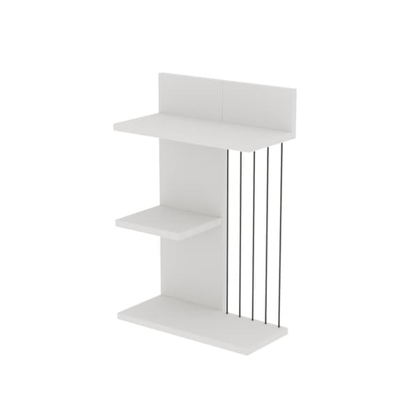 Chic Home Kaappo seinähylly 40x19xK60 cm, valkoinen