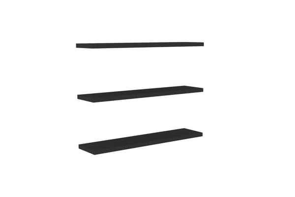 Chic Home Panu seinähyllyt 3 kpl L60xS14 cm, antrasiitti