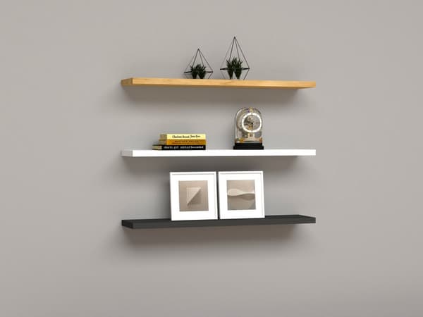 Chic Home Panu seinähyllyt 3 kpl L60xS14 cm, moniväri