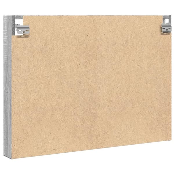 vidaXL Hyller grå sonoma 80x8,5x58 cm konstruert tre