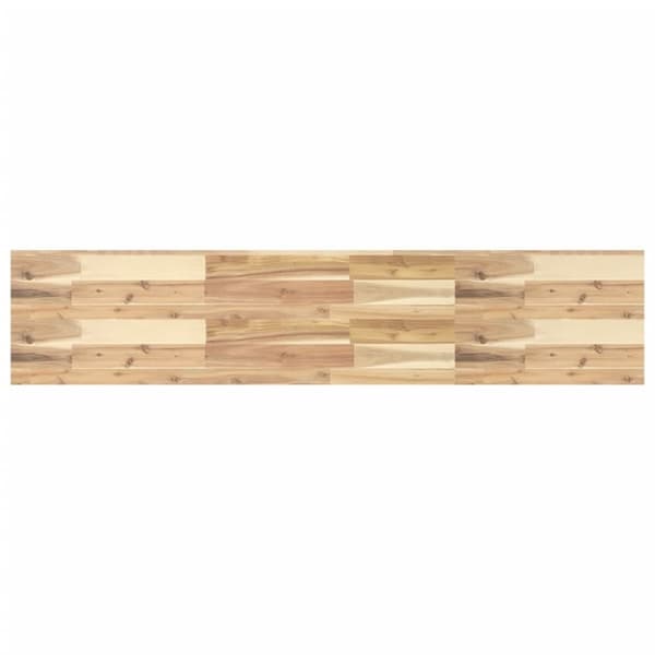 vidaXL Kelluvat hyllyt 3 kpl 120x30x4 cm käsittelemätön täysi akasia