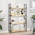 Miniatyrbilde 2 av 10: vidaXL Flytende hyller 2 stk 80x20x4 cm ubehandlet heltre akasie
