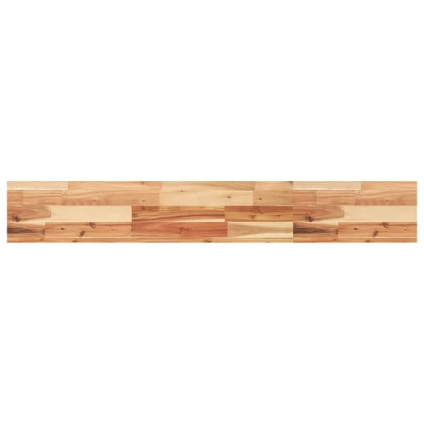 vidaXL Flytende hyller 2 stk 140x20x4 cm oljebehandlet heltre akasie