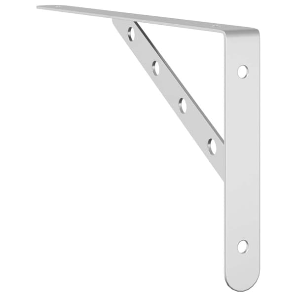 vidaXL hyldebeslag 4 stk. 30x2,5x15,5 cm rustfrit stål sølvfarvet