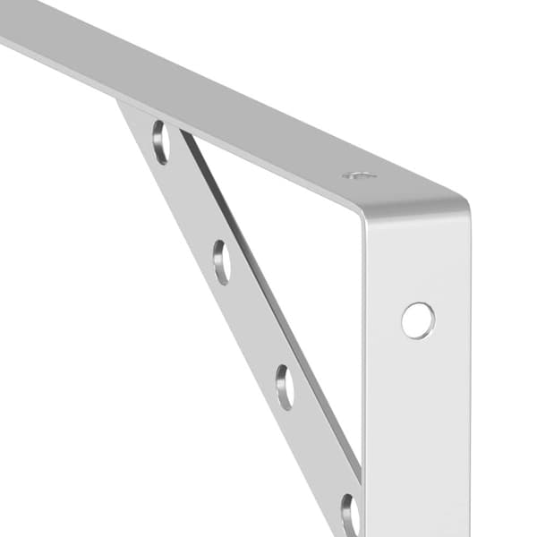 vidaXL Hyllebraketter 4 stk 30x2,5x15,5 cm sølv rustfritt stål