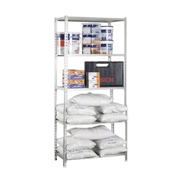 Hylder Simon Rack Maderclick 5/400 750 kg Metal Træ 5 Hylder spånplade (180 x 90 x 40 cm)