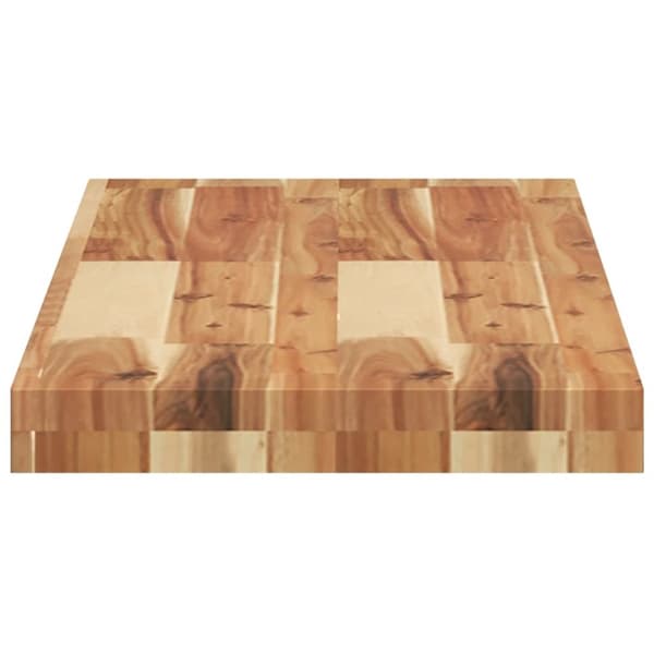 vidaXL Flytende hylle 100x30x4 cm oljebehandlet heltre akasie