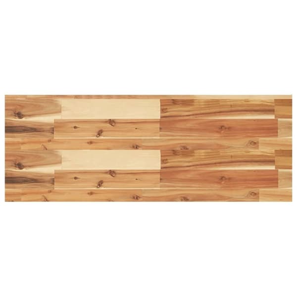 vidaXL Flytende hylle 100x30x4 cm oljebehandlet heltre akasie