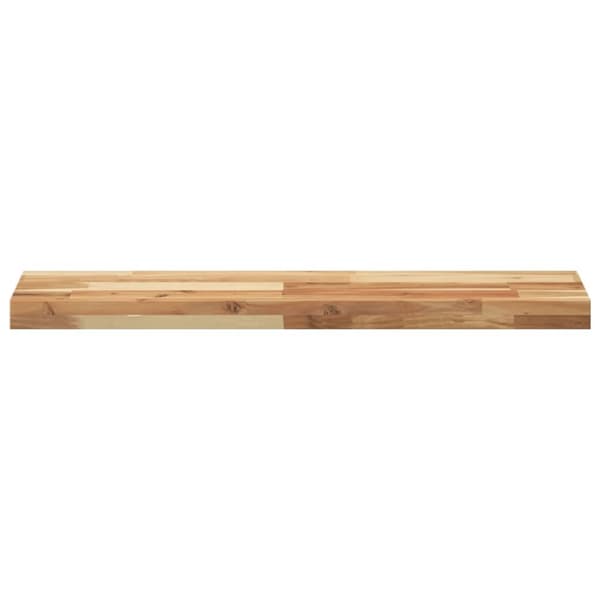 vidaXL Flytende hylle 80x20x4 cm oljebehandlet heltre akasie