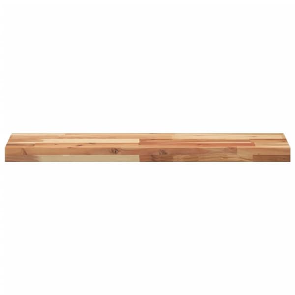 vidaXL Kelluva hylly 100x20x4 cm öljytty täysi akasiapuu