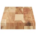 Pikkukuva 6 / 9: vidaXL Kelluva hylly 100x20x4 cm öljytty täysi akasiapuu