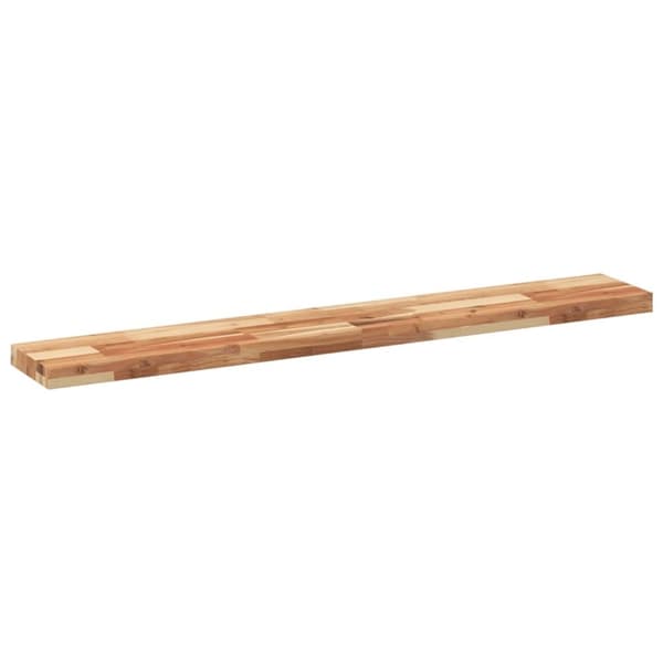 vidaXL Flytende hylle 140x20x4 cm oljebehandlet heltre akasie
