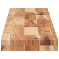 Miniatyrbilde 6 av 9: vidaXL Flytende hylle 140x20x4 cm oljebehandlet heltre akasie