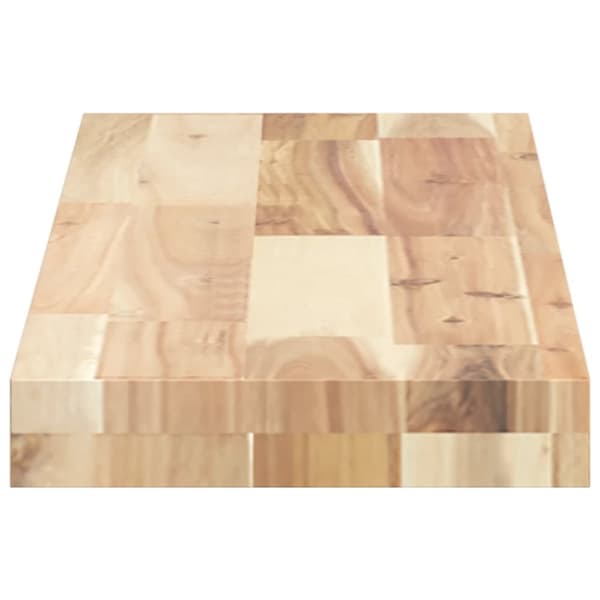 vidaXL Flytende hylle 100x20x4 cm ubehandlet heltre akasie