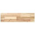 Miniatyrbilde 3 av 9: vidaXL Flytende hylle 80x20x4 cm ubehandlet heltre akasie