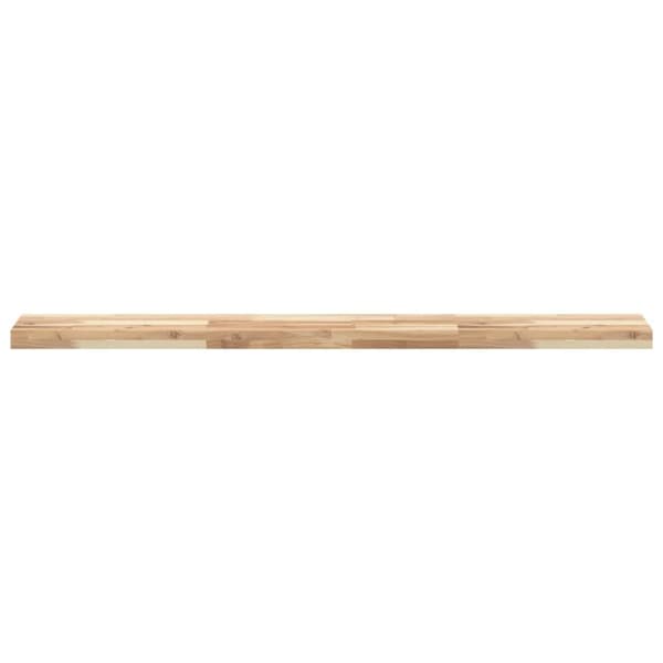 vidaXL Flytende hylle 120x20x4 cm ubehandlet heltre akasie