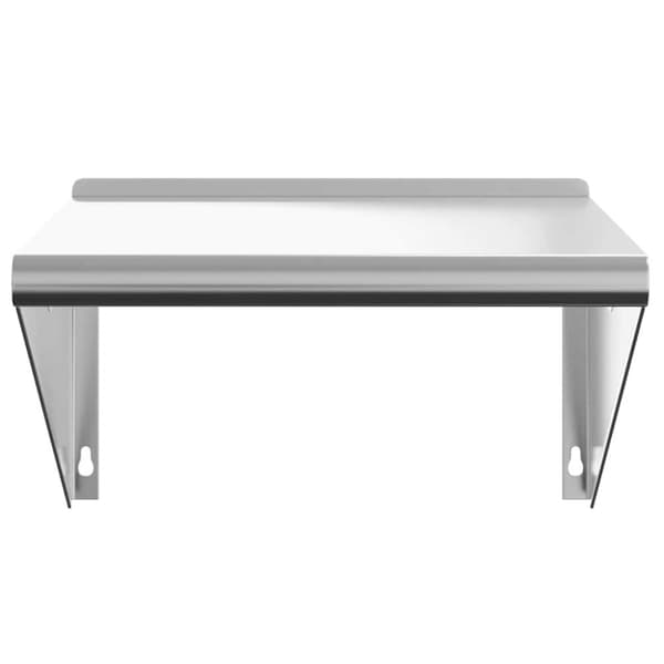 vidaXL Vägghylla 50x45x31 cm silver rostfritt stål