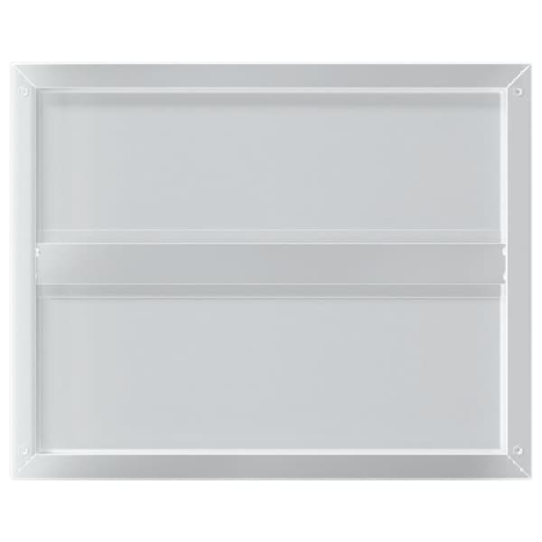 vidaXL Vegghyller 2 stk 50x40x3 cm sølv rustfritt stål