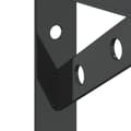 Miniatyrbilde 10 av 11: vidaXL Hyllebraketter 4 stk 15x2,5x11,5 cm svart rustfritt stål