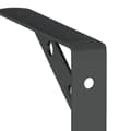 Miniatyrbilde 11 av 11: vidaXL Hyllebraketter 4 stk 15x2,5x11,5 cm svart rustfritt stål