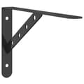 Miniatyrbilde 4 av 11: vidaXL Hyllebraketter 4 stk 30x2,5x15,5 cm svart rustfritt stål
