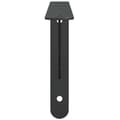 Miniatyrbilde 7 av 11: vidaXL Hyllebraketter 4 stk 30x2,5x15,5 cm svart rustfritt stål
