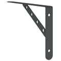 Miniatyrbilde 9 av 11: vidaXL Hyllebraketter 4 stk 30x2,5x15,5 cm svart rustfritt stål