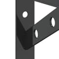 Pikkukuva 10 / 11: vidaXL Seinätelineet kpl 20x2,5x14 cm musta ruostumaton teräs