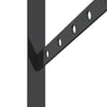Pikkukuva 10 / 11: vidaXL Seinätelineet kpl 30x2,5x15,5 cm musta ruostumaton teräs