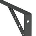 Pikkukuva 11 / 11: vidaXL Seinätelineet kpl 30x2,5x15,5 cm musta ruostumaton teräs