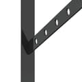 Pikkukuva 9 / 11: vidaXL Seinätelineet kpl 23,5x2,5x15,5 cm musta ruostumaton teräs