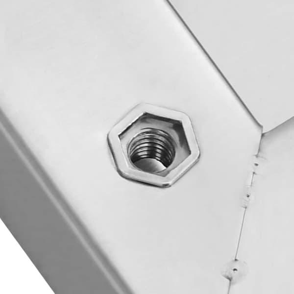 vidaXL Vägghyllor 2 st 75x30x3 cm silver rostfritt stål