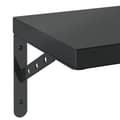 Miniatyrbilde 9 av 10: vidaXL Vegghyller 2 stk 100x23,5 cm svart rustfritt stål