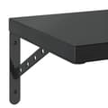 Miniatyrbilde 9 av 10: vidaXL Vegghyller 2 stk 75x30 cm svart rustfritt stål