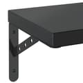 Miniatyrbilde 9 av 10: vidaXL Vegghyller 2 stk 75x23,5 cm svart rustfritt stål
