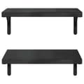 Miniatyrbilde 6 av 10: vidaXL Vegghyller 2 stk 50x30 cm svart rustfritt stål