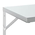 Miniatyrbilde 9 av 10: vidaXL Vegghyller 2 stk 50x40 cm sølv rustfritt stål