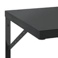 Miniatyrbilde 9 av 10: vidaXL Vegghyller 2 stk 75x40 cm svart rustfritt stål