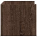 Miniatyrbilde 6 av 10: vidaXL Vegghylle brun eik 70,5x35x30,5 cm konstruert tre