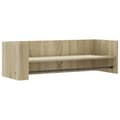 Miniatyrbilde 1 av 10: vidaXL Vegghylle sonoma eik 100x35x30,5 cm sponplate