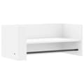 Miniatyrbilde 3 av 10: vidaXL Vegghylle hvit 70,5x35x30,5 cm konstruert tre